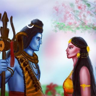 Sati Devii meets Lord Shiva